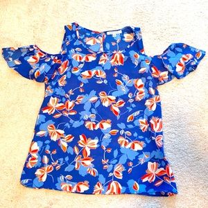 Cold shoulder blouse